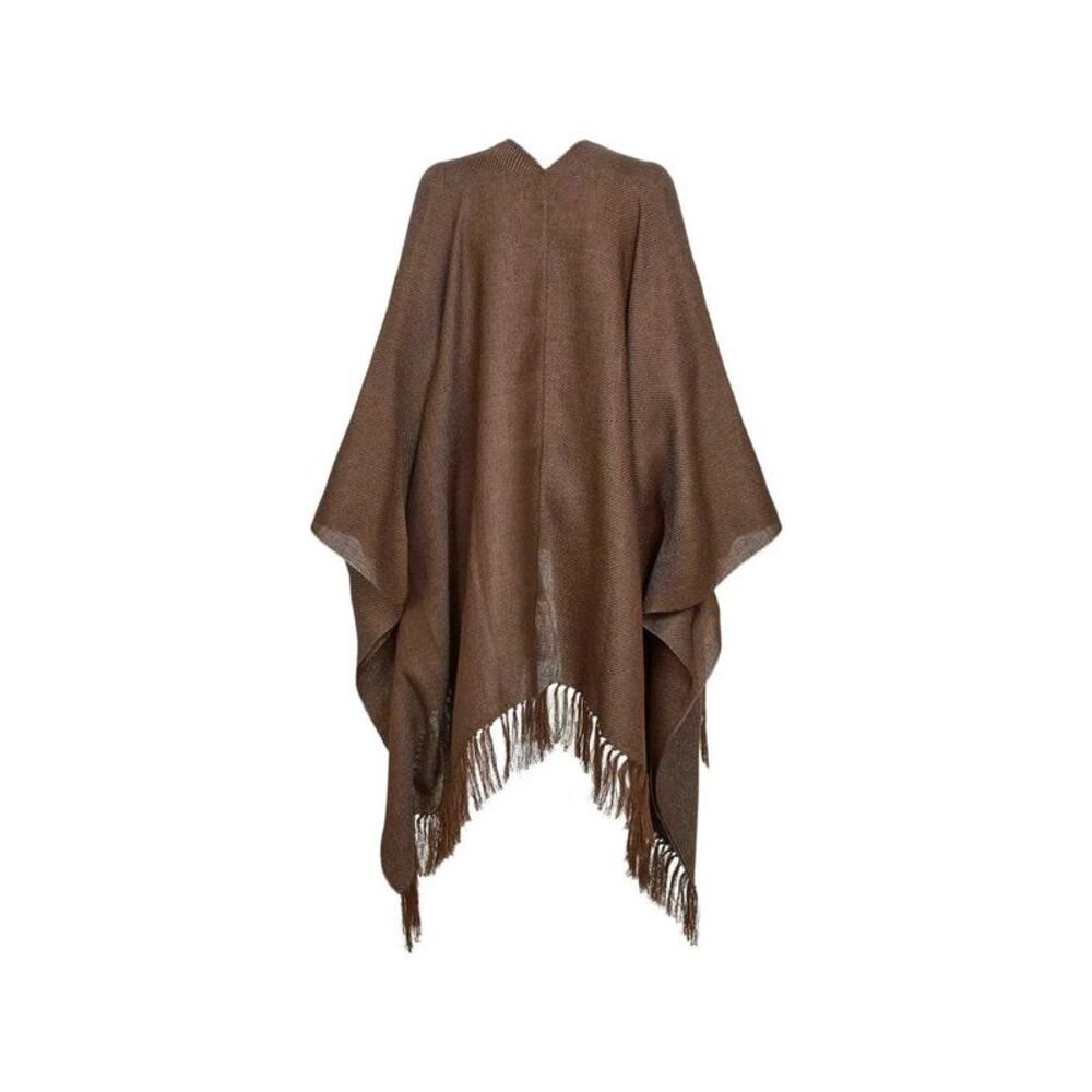 Brunello Cucinelli Women Fringed Poncho - Picture 2 of 2